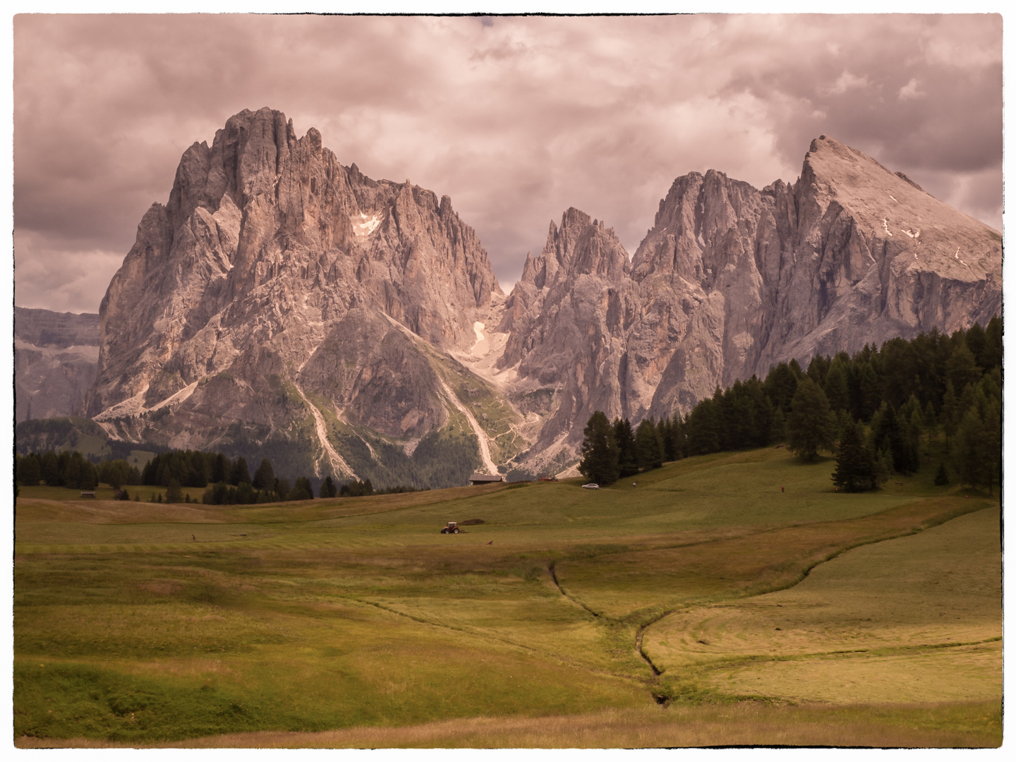 Langkofel und Plattkofel