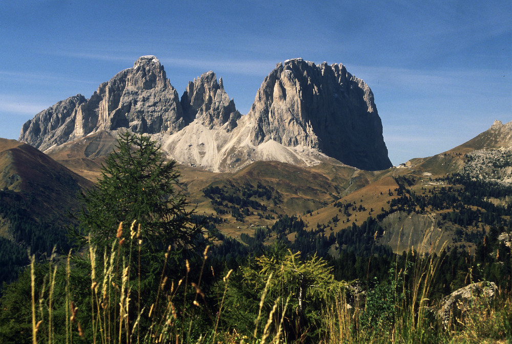 Langkofel und Plattkofel ( Dolomiten )