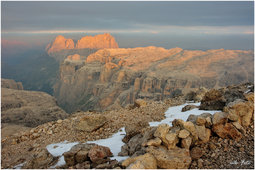 Langkofel und Sella