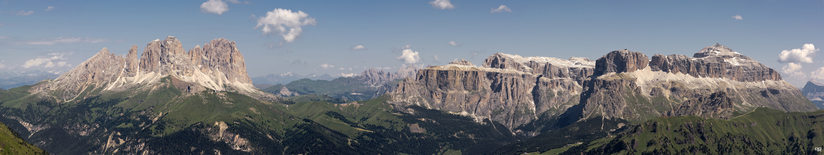 Langkofel und Sella