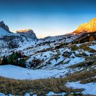 Langkofel und Sella Stock