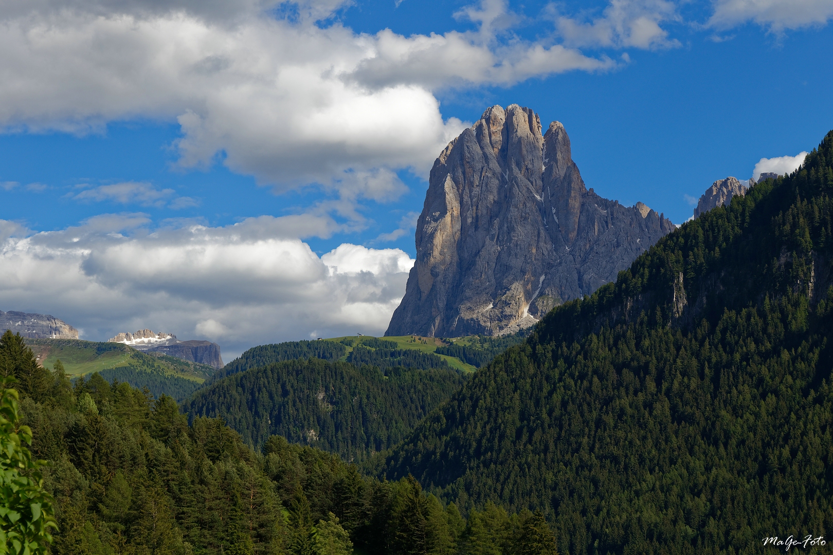 Langkofel und Sellastock