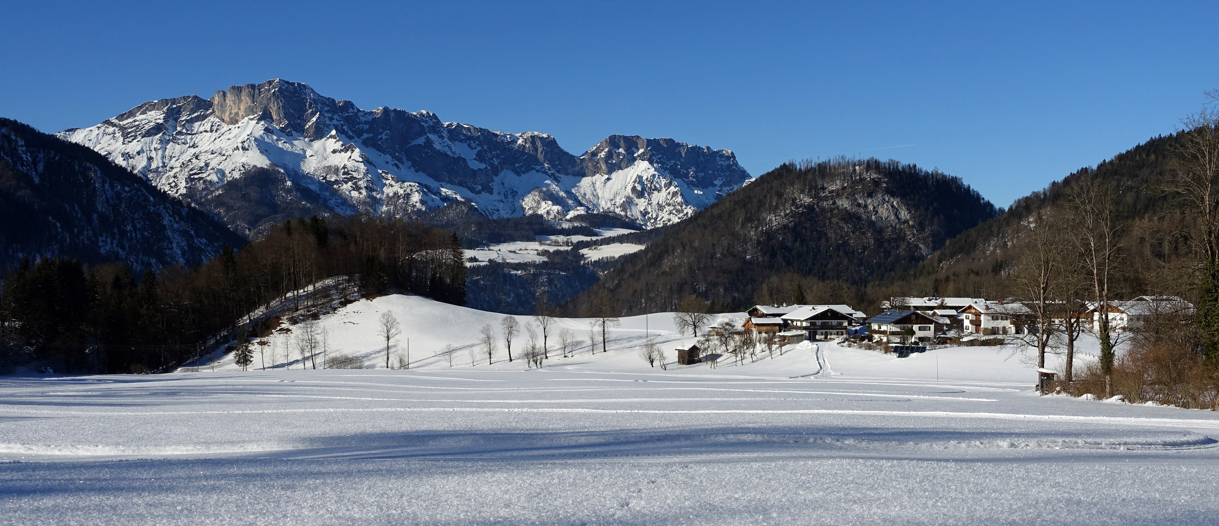 Langlaufloipe Oberau (Bayern)