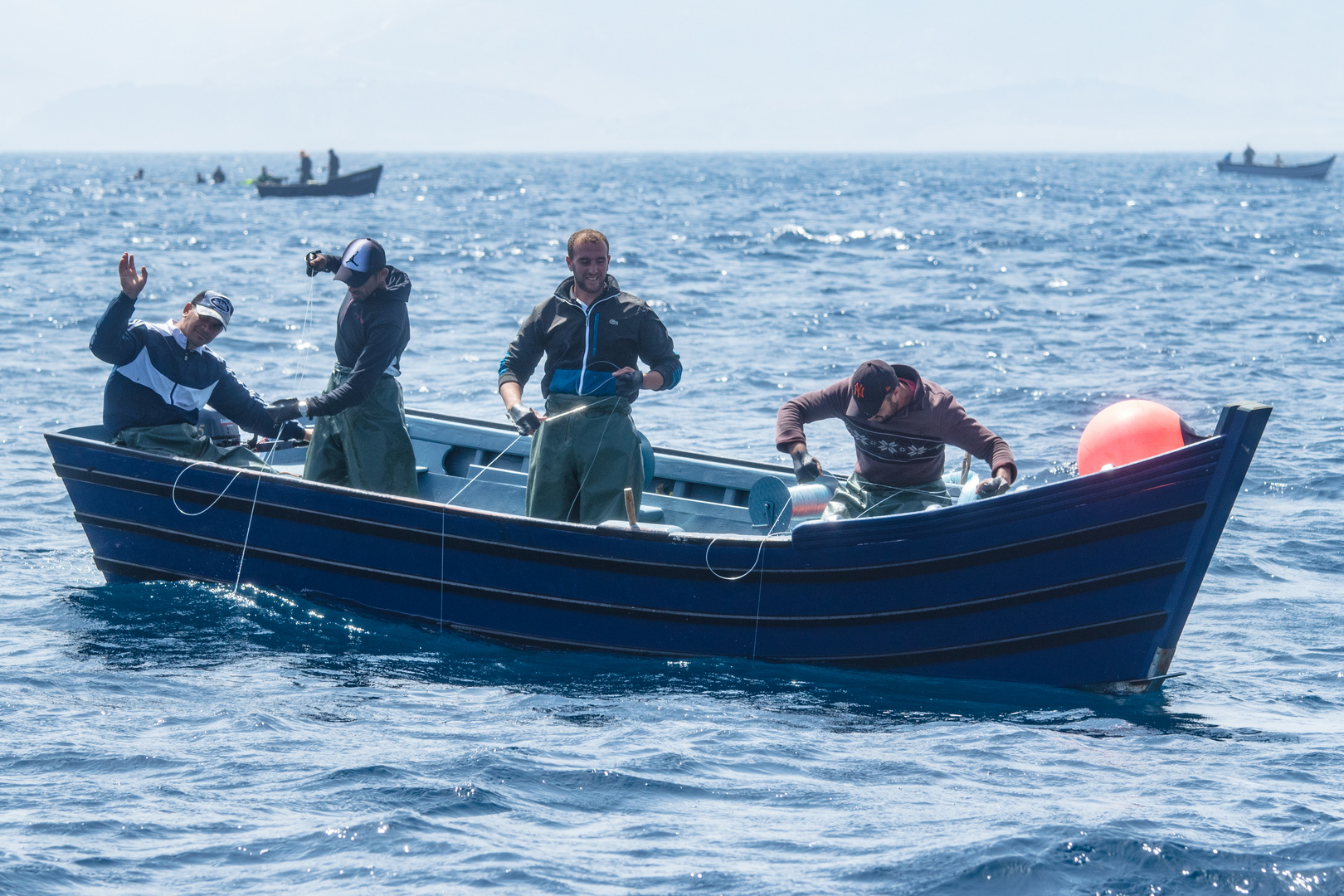 Langleinen-Fischer vor Marokko