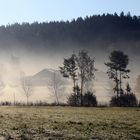 Langsam steigt der Nebel