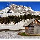 Langsam weicht der Schnee