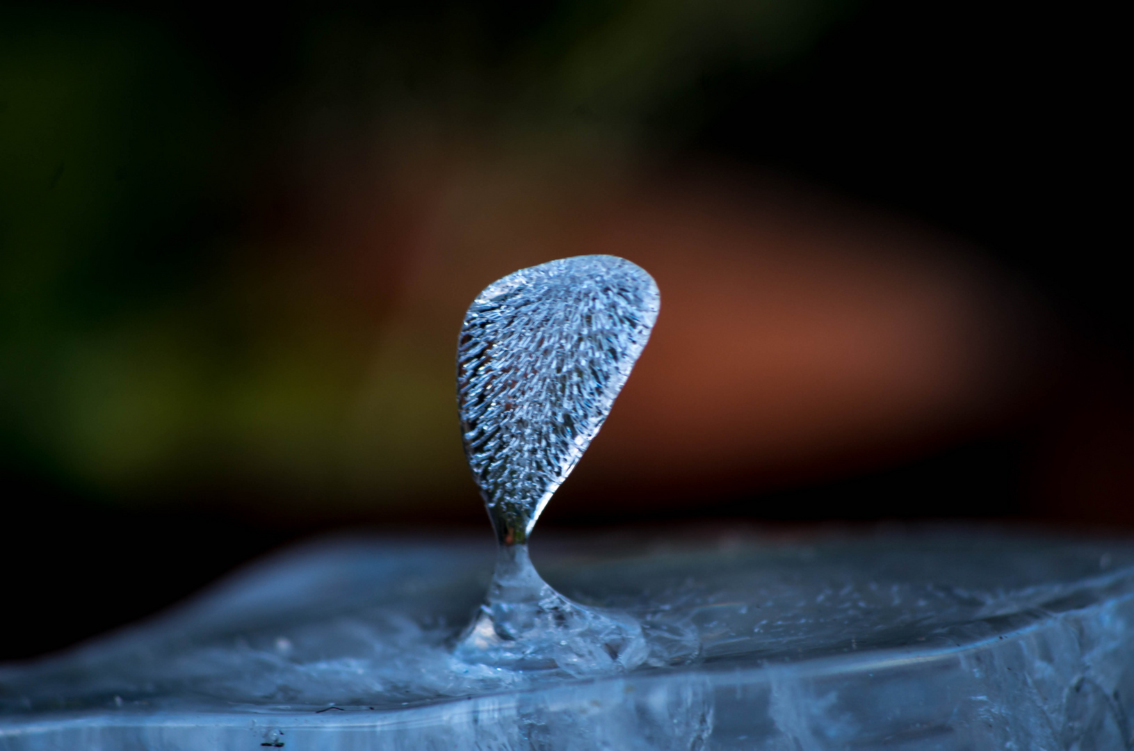 langue de glace - goutte d'eau