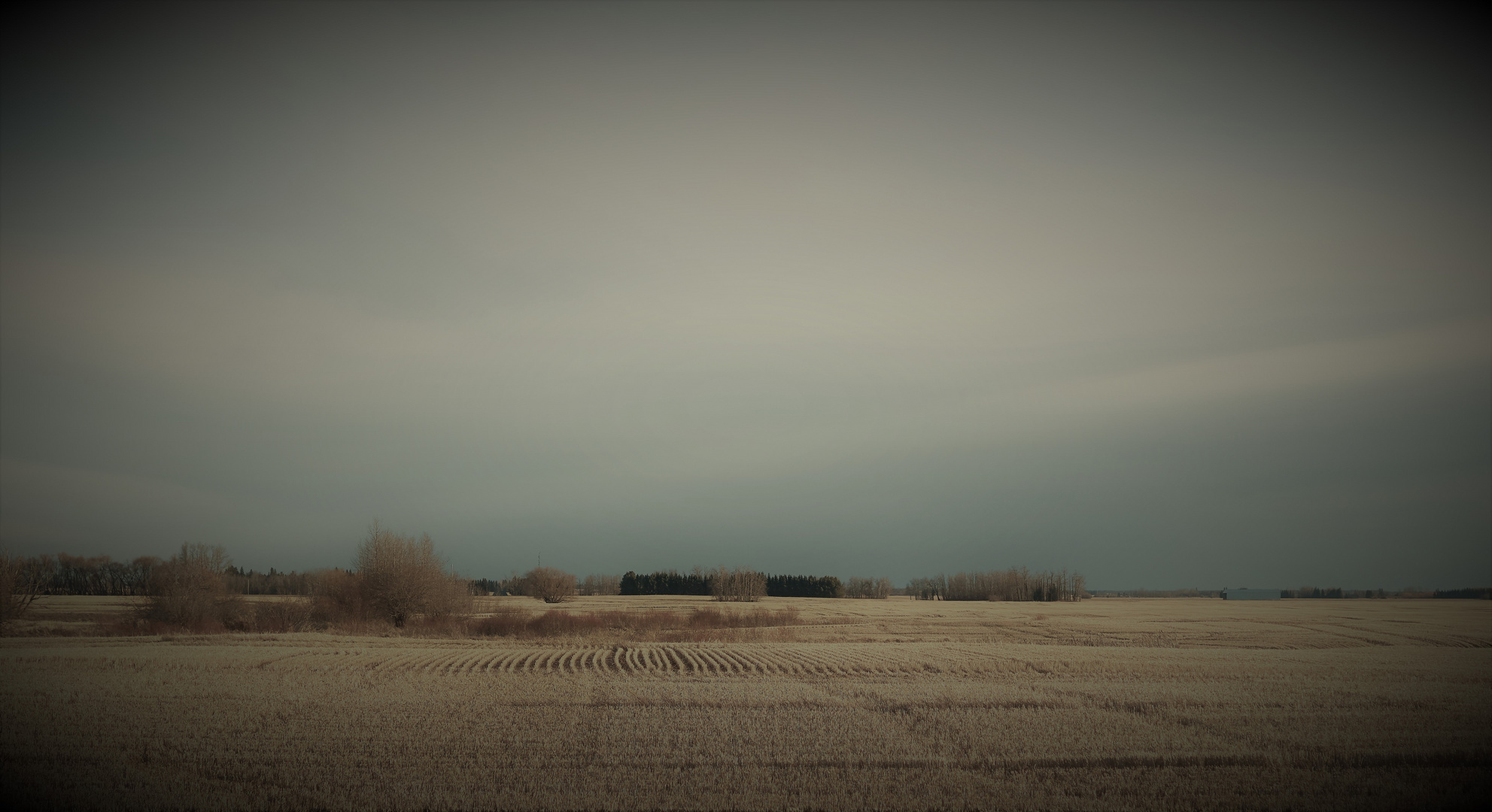 Langweilige Landschaft.