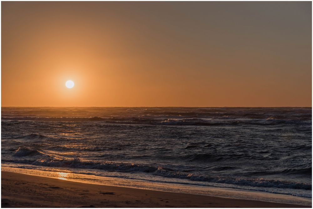 langweiliger Sonnenuntergang