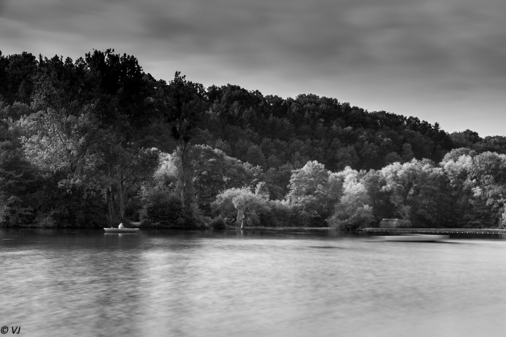 Langzeit ( leider ohne Nebel) an den Baggerseen bei Kirchentellinsfurt