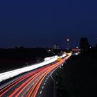 Langzeitbelichtung A40 Richtung Dortmund