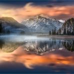 Langzeitbelichtung am Almsee