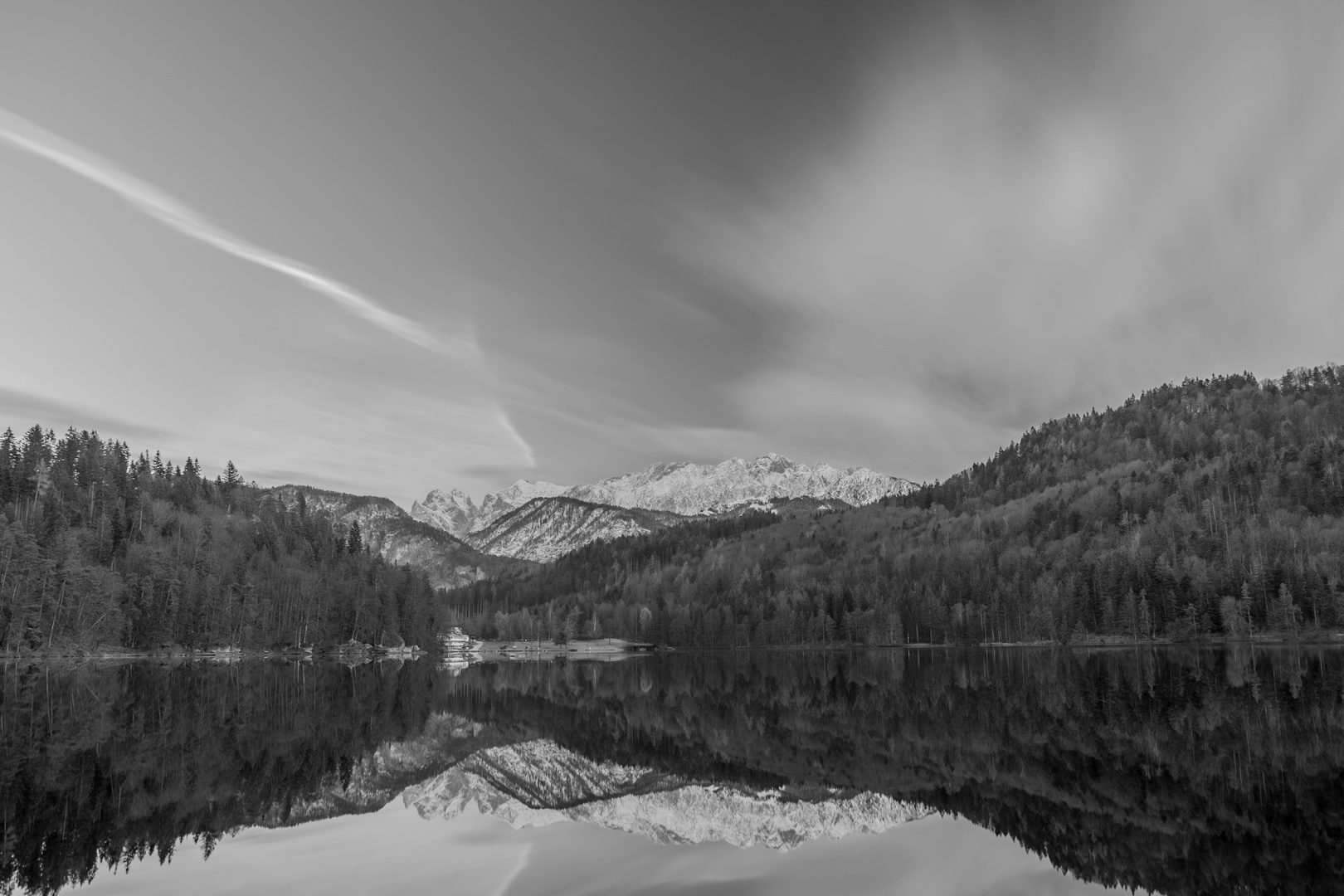 Langzeitbelichtung am Hechtsee