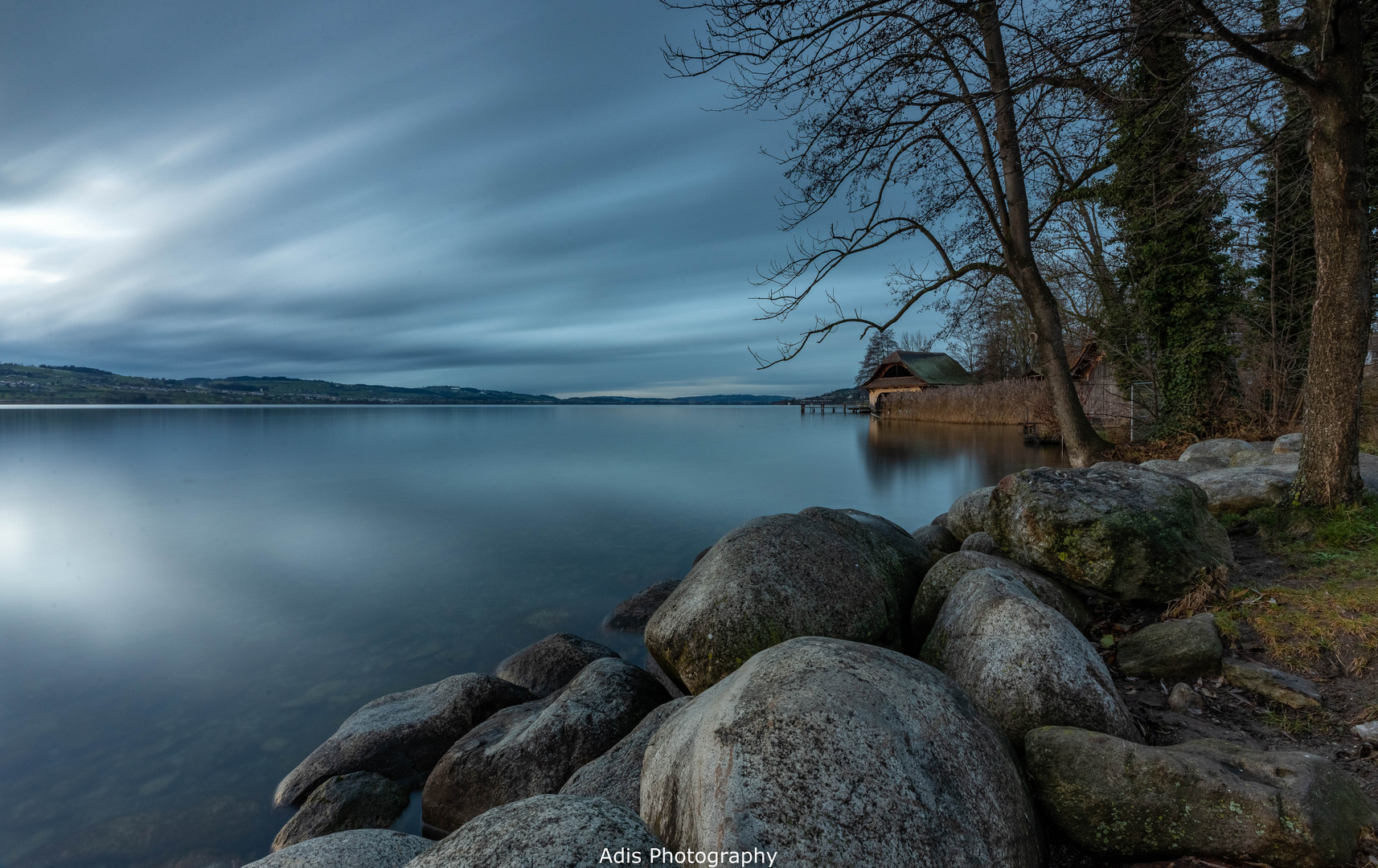 Langzeitbelichtung am See