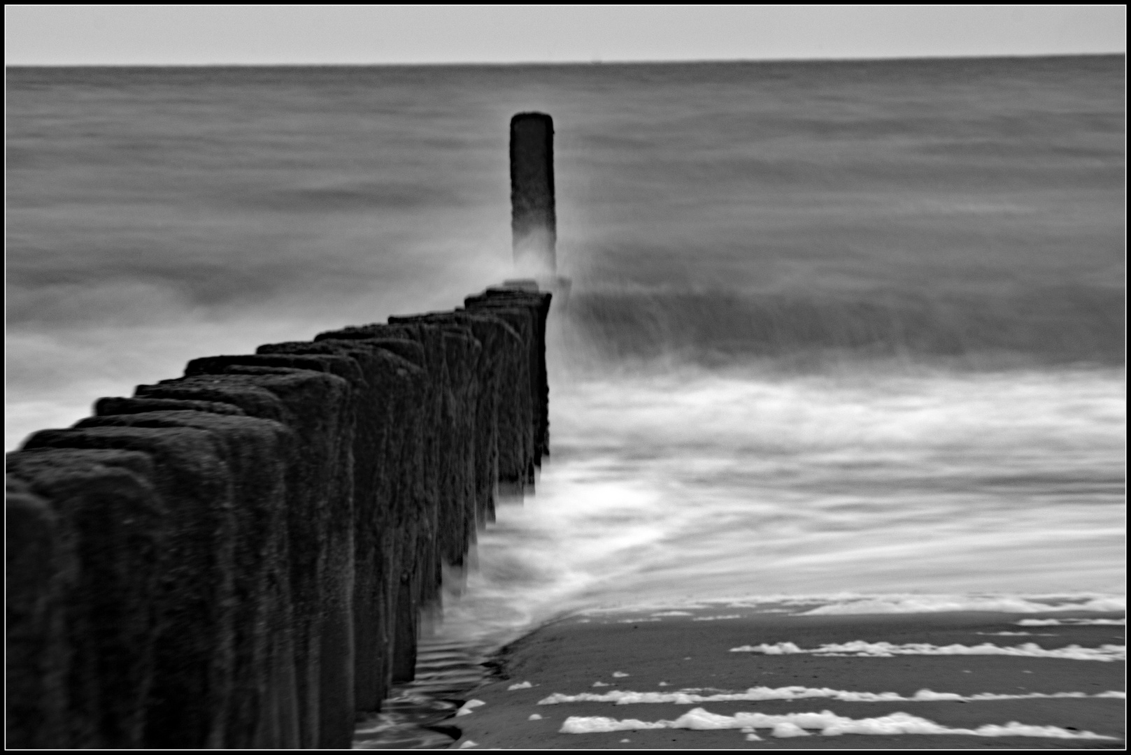 Langzeitbelichtung am Strand II