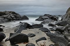 Langzeitbelichtung auf den Lofoten