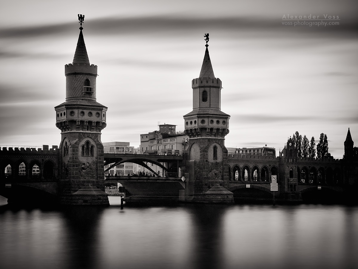 Langzeitbelichtung: Berlin - Oberbaumbrücke