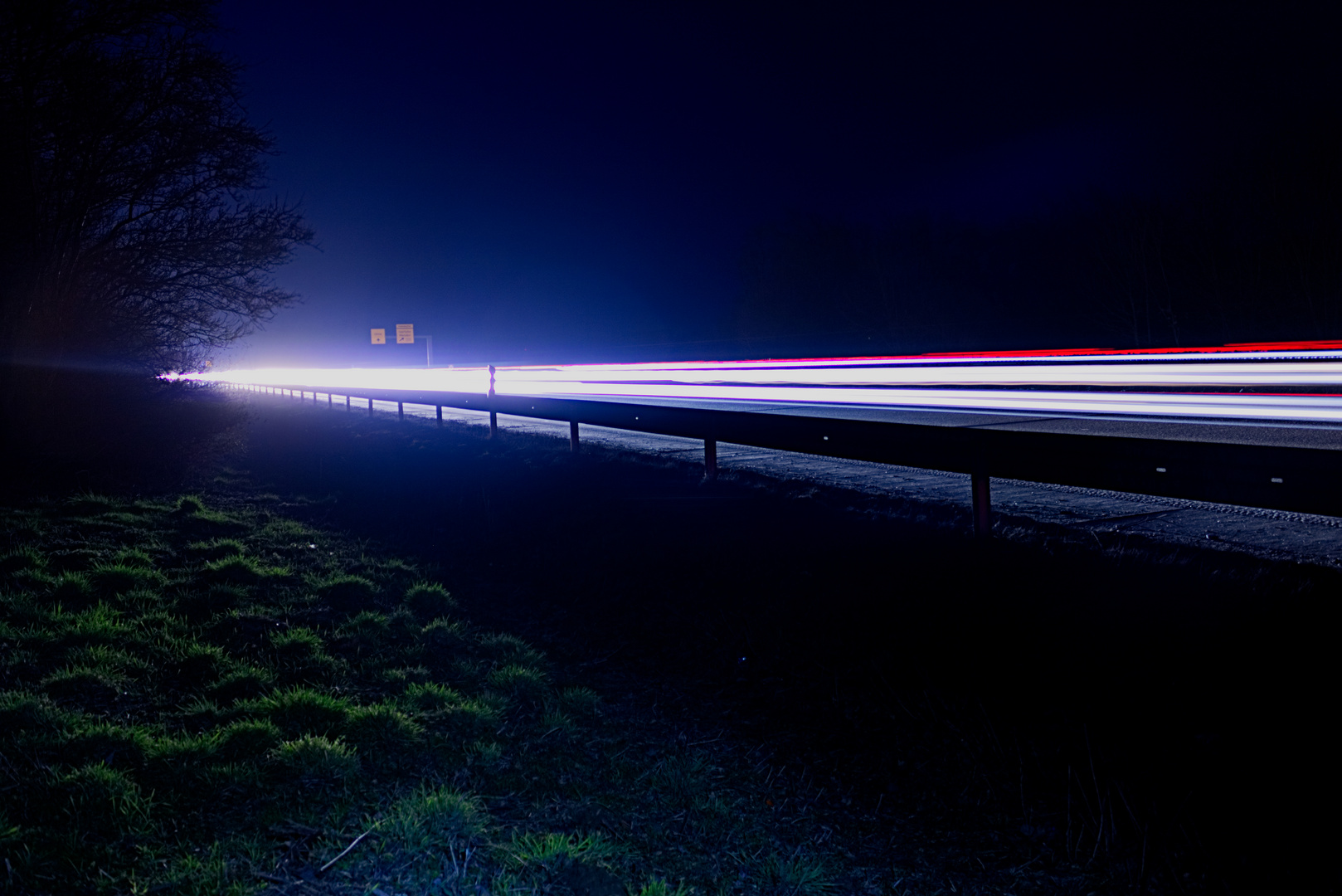 Langzeitbelichtung der A44