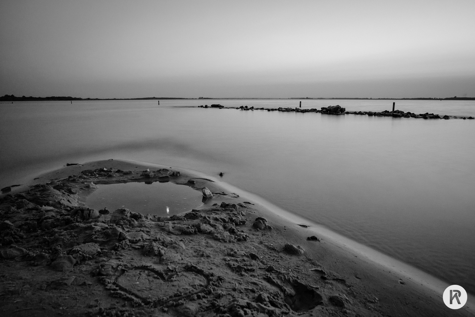 Langzeitbelichtung Dümmer am Abend