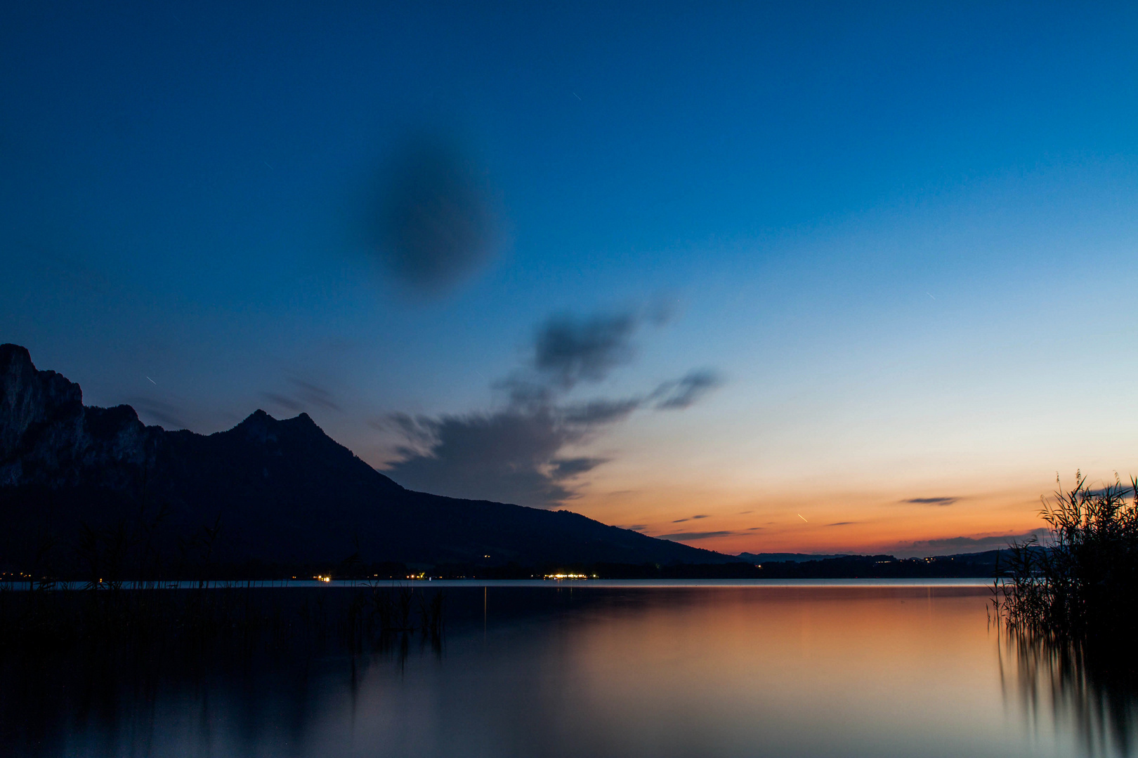 Langzeitbelichtung Mondsee