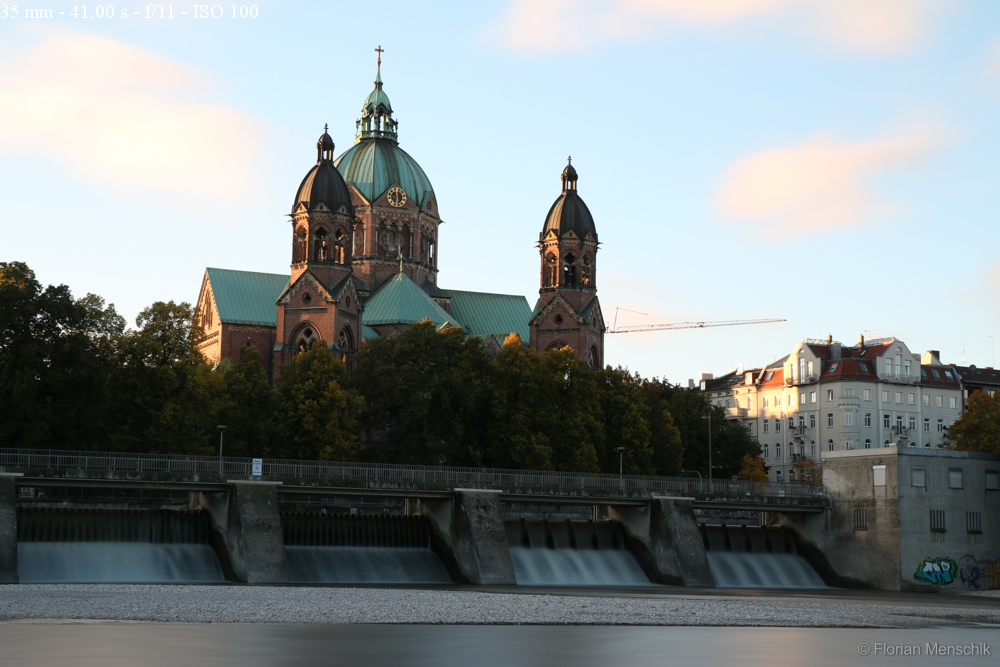 Langzeitbelichtung von St. Lukas