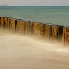 Langzeitbelichtungsversuch an der Ostsee