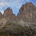 Lankofel, Fünffingerspitze und Grohmannspitze  v. r. n. l. und...  