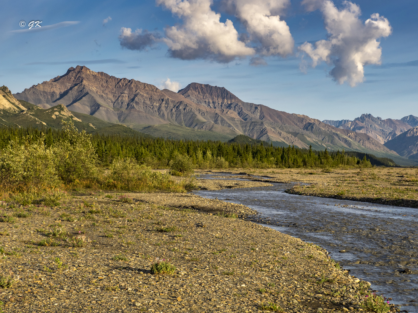 Lanschschaft Alaska