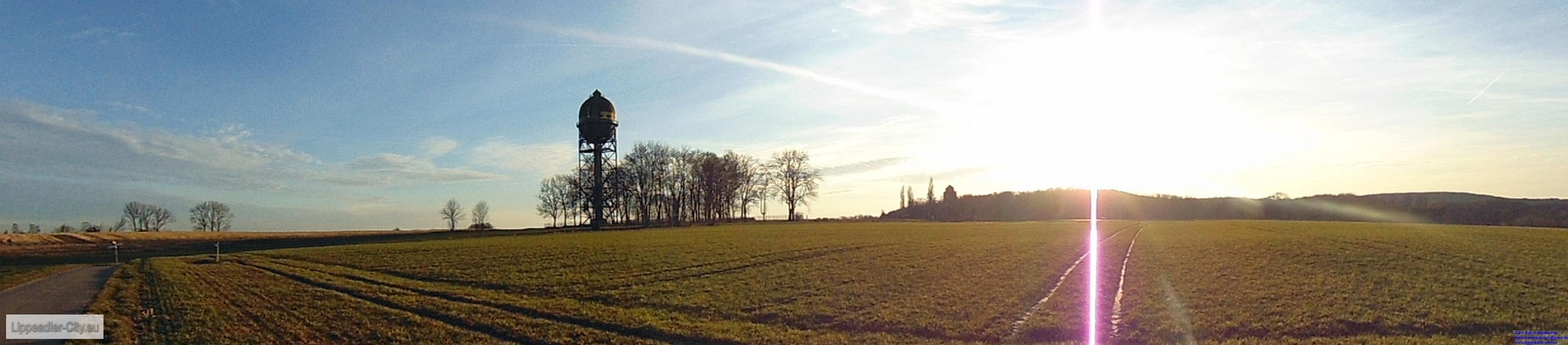 Lanstroper Ei Panorama beim Sonnenuntergang