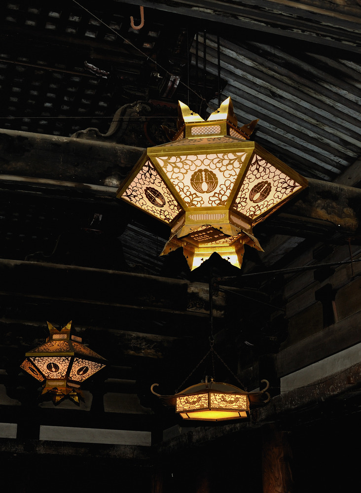 Lanterns in Kiyomizu-dera Temple