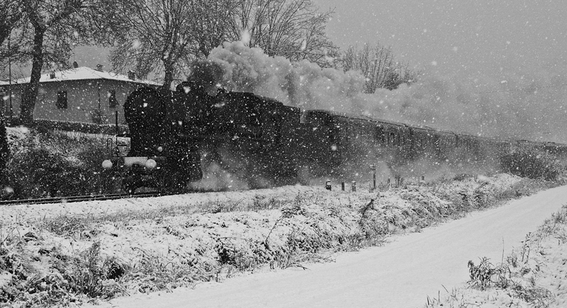 l'antico treno a vapore...