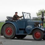 Lanz Bulldog auf dem Weg nach Stranzfeld