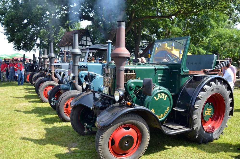 Lanz Bulldogs beim Alttraktorentreffen in Levern