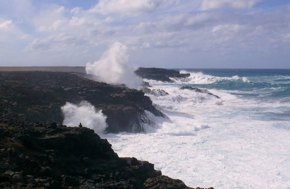 Lanzarote 2016 - Gewaltige Wellen am Punta de Reiner