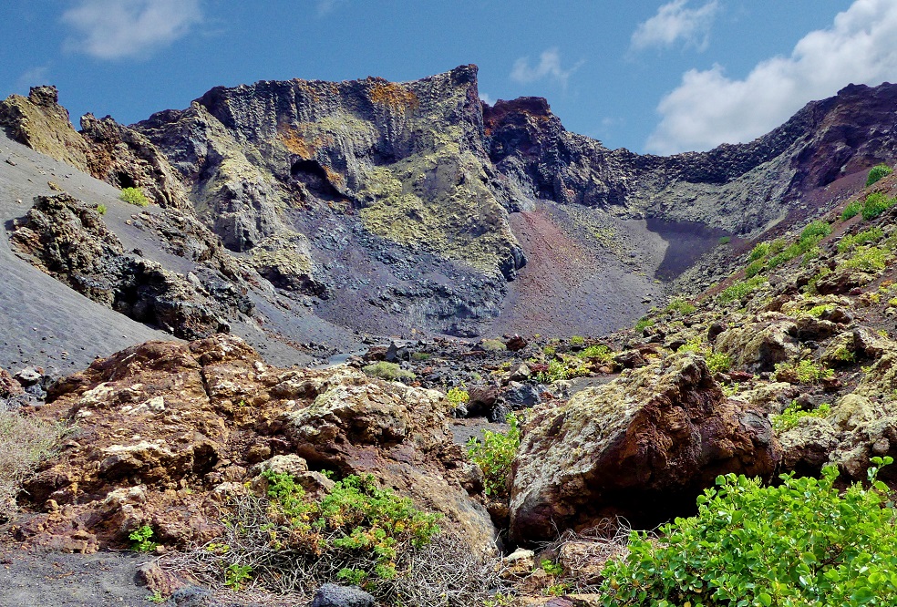 Lanzarote 2016 / Im Vulkankrater Caldera del Cuervo