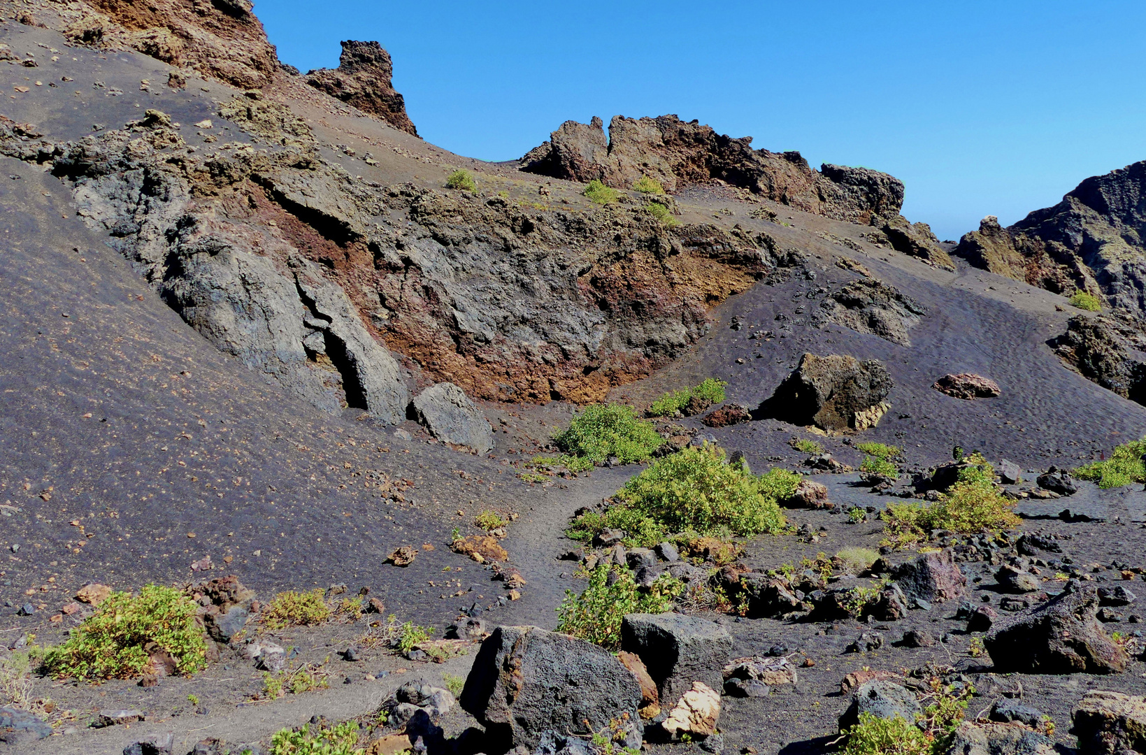 Lanzarote 2019 (22)  -  Im Vulkankrater Caldera del Cuervo