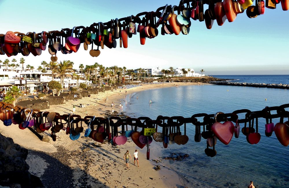 Lanzarote 2019 (5) - Liebesschlösser gibt es auch hier