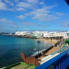Lanzarote 2022 - Blick von unserem Balkon ...