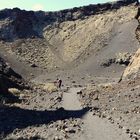 Lanzarote 2022 - Im Inneren des Vulkankraters "Caldera de los Cuervos" ...