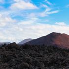 Lanzarote bei Los Hervideros, Blick ins Landesinnere