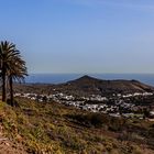 Lanzarote - Blick auf Haria im Tal der 1000 Palmen