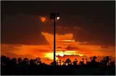 Lanzarote / Die letzten Sonnenstrahlen des Tages (Bearbeitungsübung)