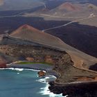 Lanzarote - El Golfo aus der Vogelperspektive