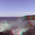 Lanzarote - Gischt - Anaglyphen