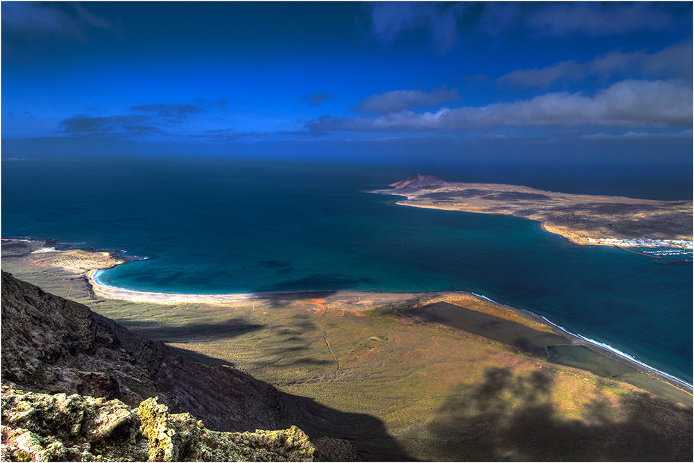 Lanzarote mit Zipfel von La Graciosa