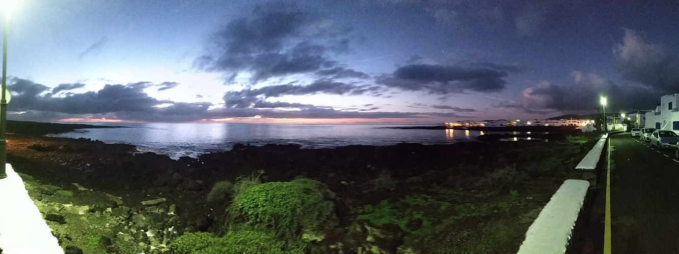 Lanzarote Morgendämmerung Punta Mujeres