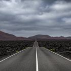 Lanzarote - Road through no man's land
