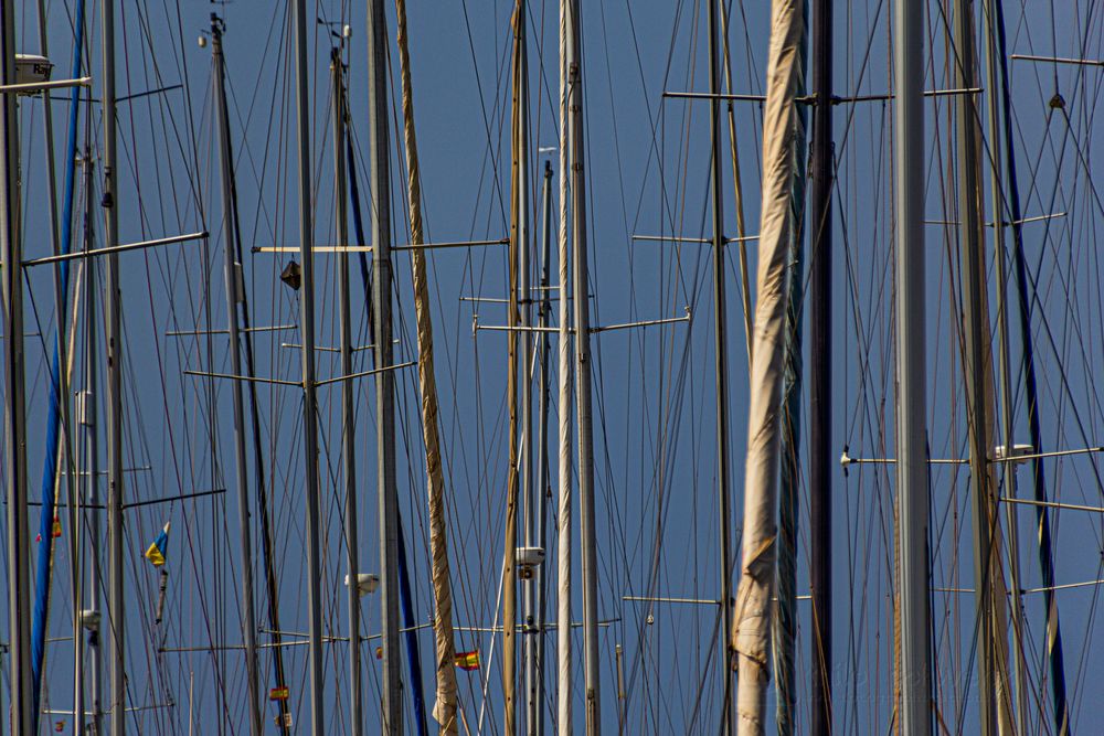 Lanzarote vor der Seuche ... Masten und Segel (1)