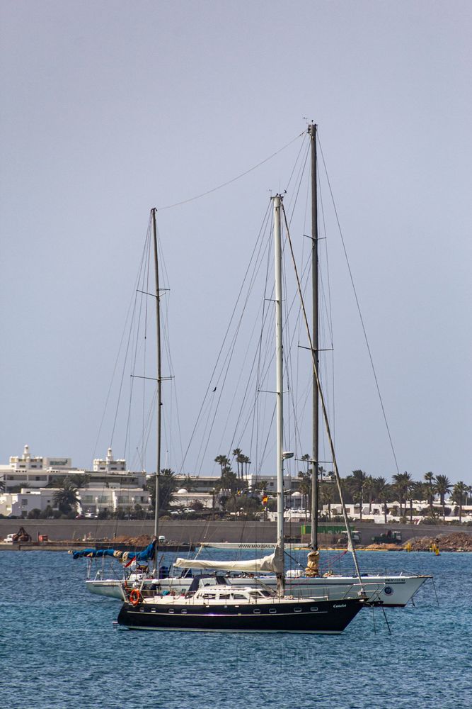 Lanzarote vor der Seuche ... Masten und Segel (2)