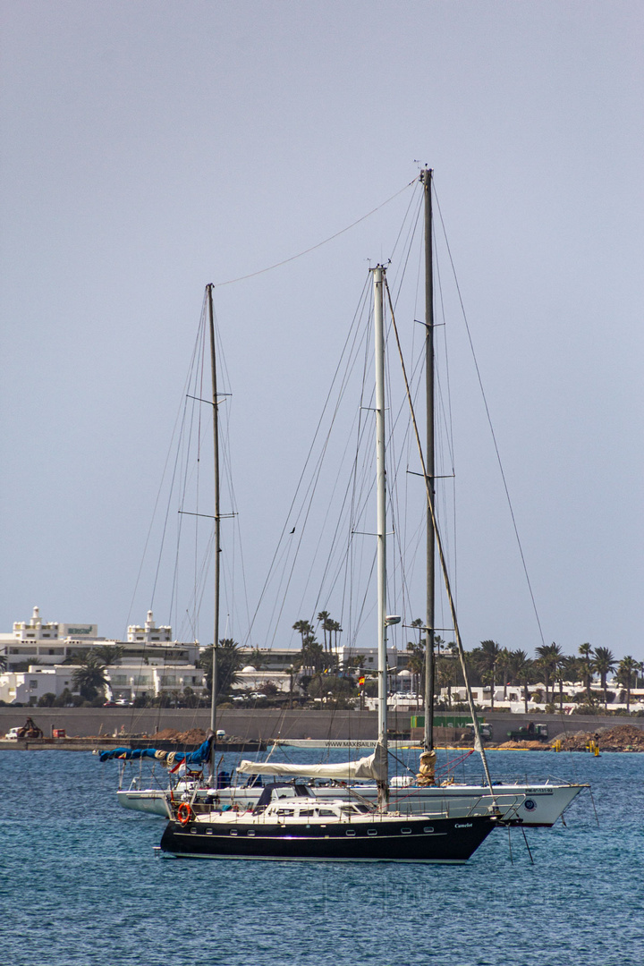 Lanzarote vor der Seuche ... Masten und Segel (2)